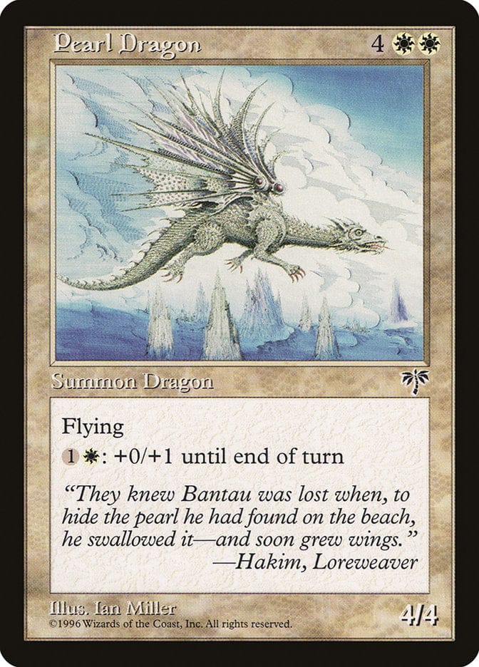 Pearl Dragon [Mirage] Magic: The Gathering