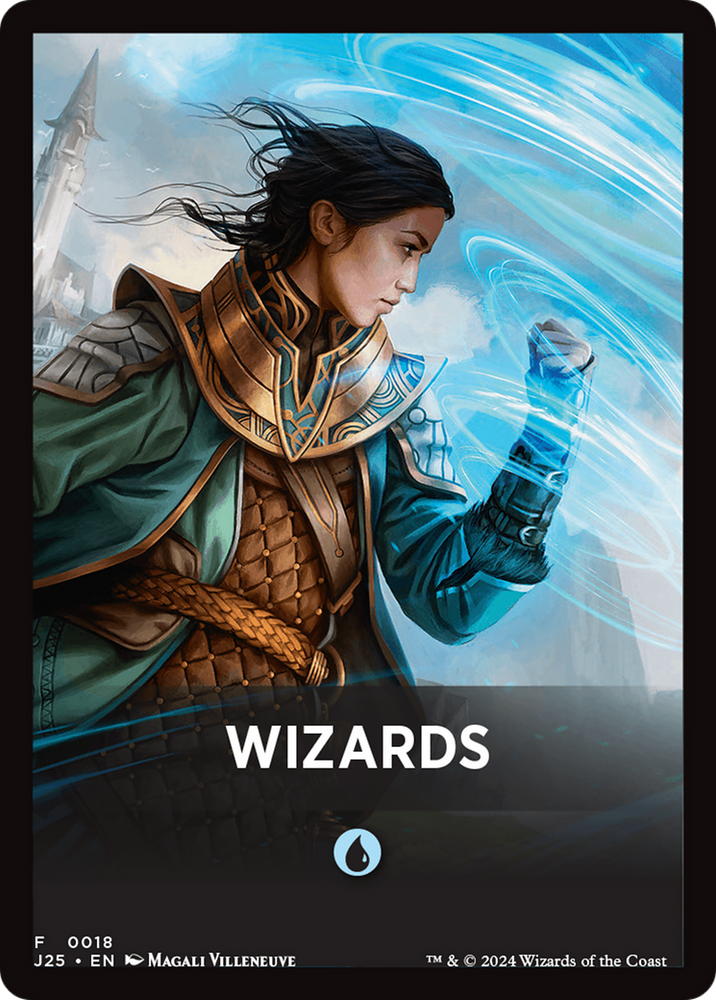 Wizards Theme Card [Foundations Jumpstart Front Cards] Magic: The Gathering