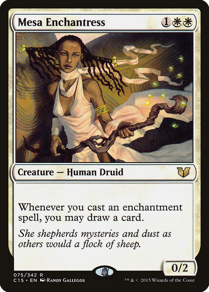 Mesa Enchantress [Commander 2015] Magic: The Gathering