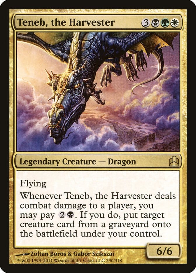 Teneb, the Harvester [Commander 2011] Magic: The Gathering
