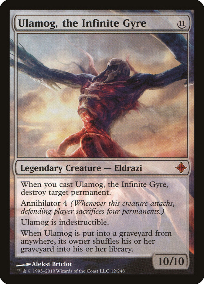 Ulamog, the Infinite Gyre [Rise of the Eldrazi] Magic: The Gathering