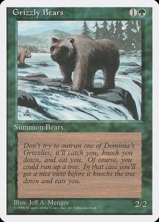 Grizzly Bears [Fourth Edition] Magic: The Gathering