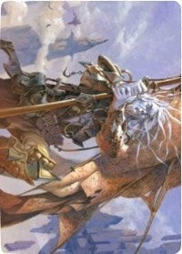 Sea Gate Banneret Art Card [Zendikar Rising Art Series] Magic: The Gathering