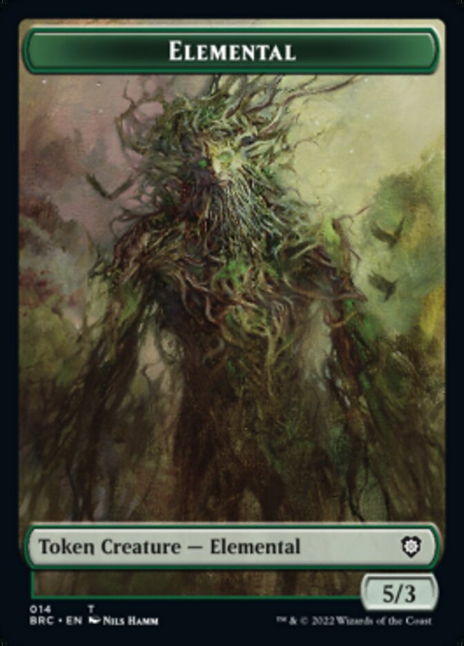 Powerstone // Elemental Double-Sided Token [The Brothers' War Tokens] Magic: The Gathering