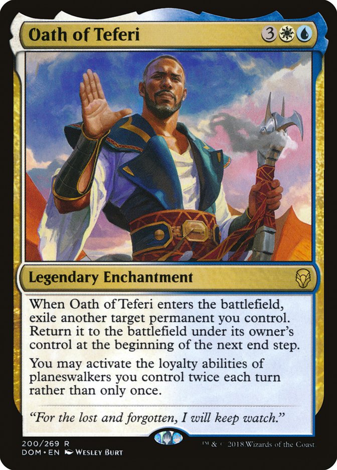 Oath of Teferi [Dominaria] Magic: The Gathering