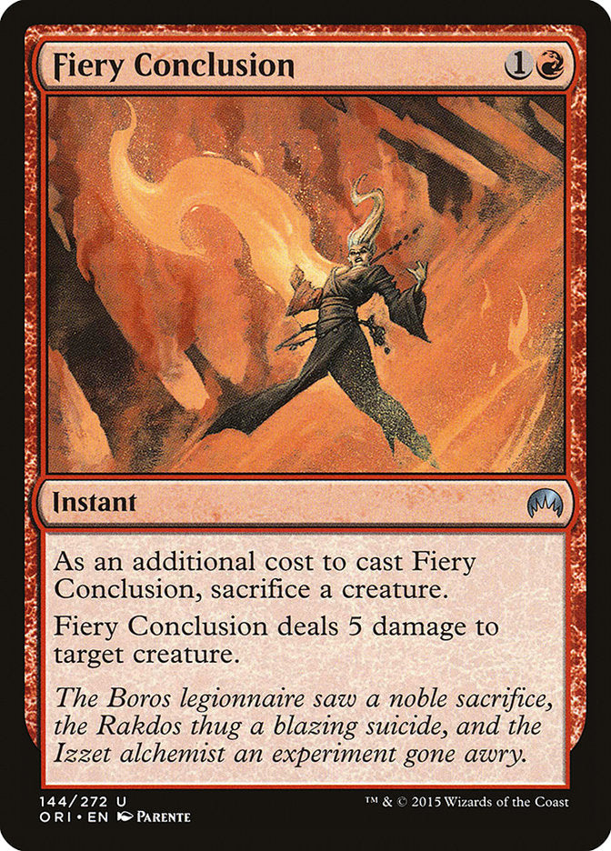 Fiery Conclusion [Magic Origins] Magic: The Gathering