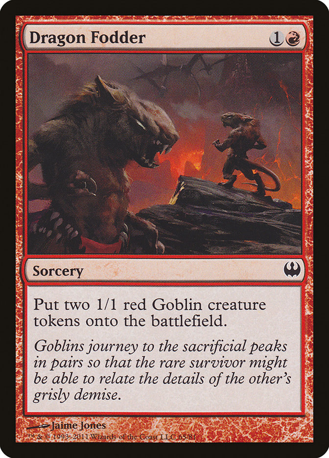 Dragon Fodder [Duel Decks: Knights vs. Dragons] Magic: The Gathering