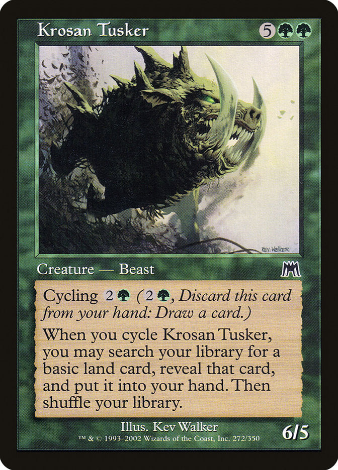 Krosan Tusker [Onslaught] Magic: The Gathering