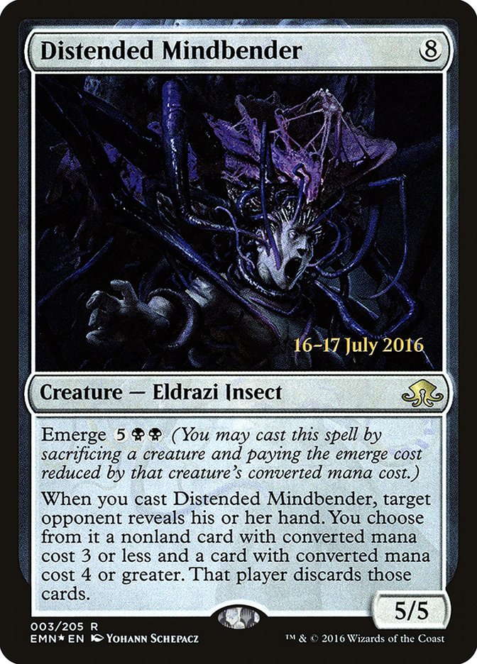 Distended Mindbender [Eldritch Moon Prerelease Promos] Magic: The Gathering