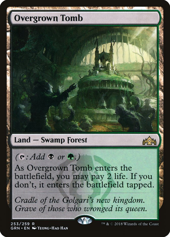 Overgrown Tomb [Guilds of Ravnica] Magic: The Gathering