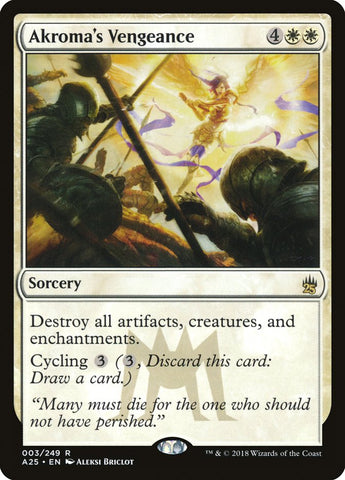 Akroma's Vengeance [Masters 25] Magic: The Gathering