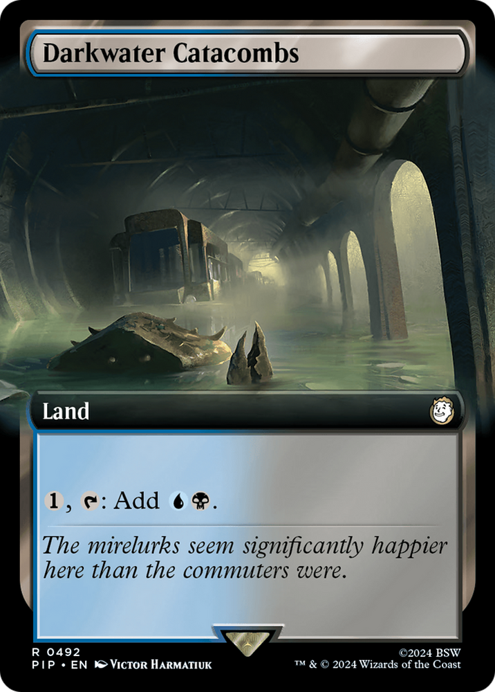 Darkwater Catacombs (Extended Art) [Fallout] Magic: The Gathering