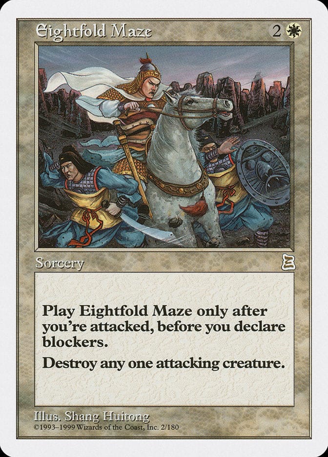 Eightfold Maze [Portal Three Kingdoms] Magic: The Gathering