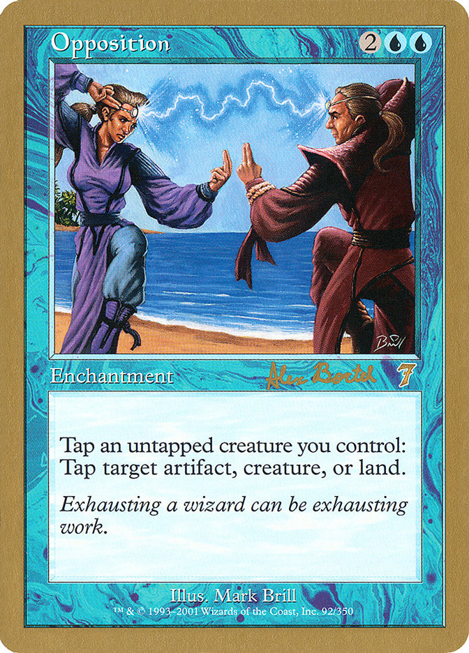 Opposition (Alex Borteh) [World Championship Decks 2001] Magic: The Gathering