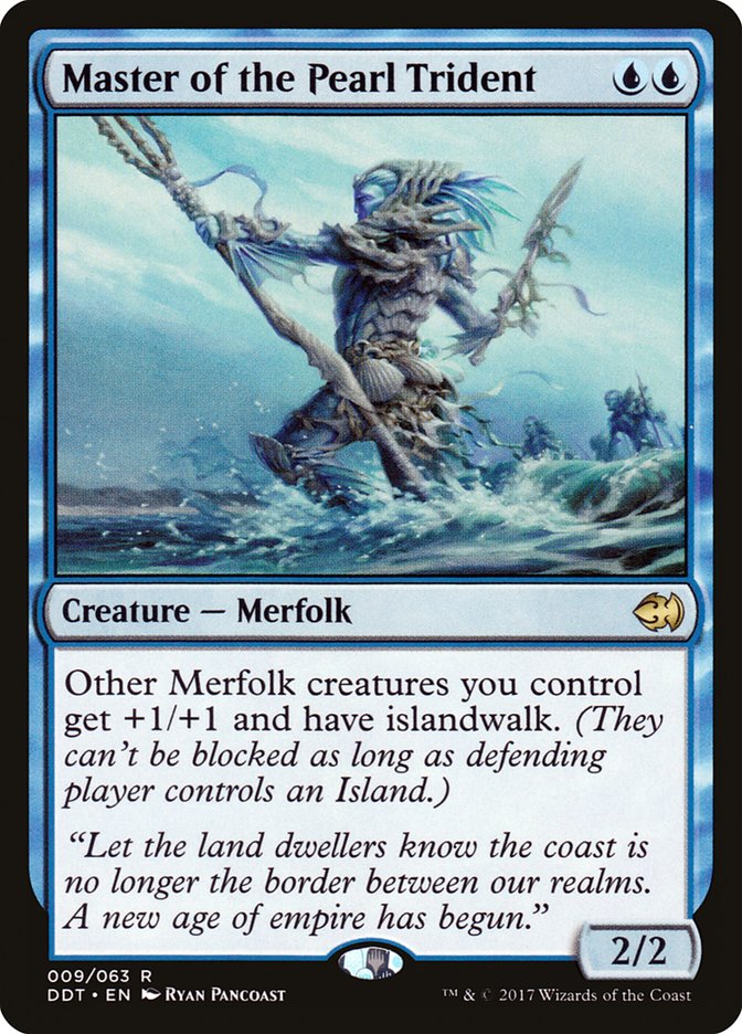 Master of the Pearl Trident [Duel Decks: Merfolk vs. Goblins] Magic: The Gathering