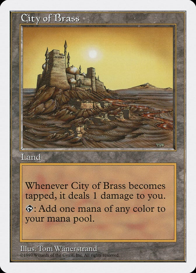 City of Brass [Fifth Edition] Magic: The Gathering