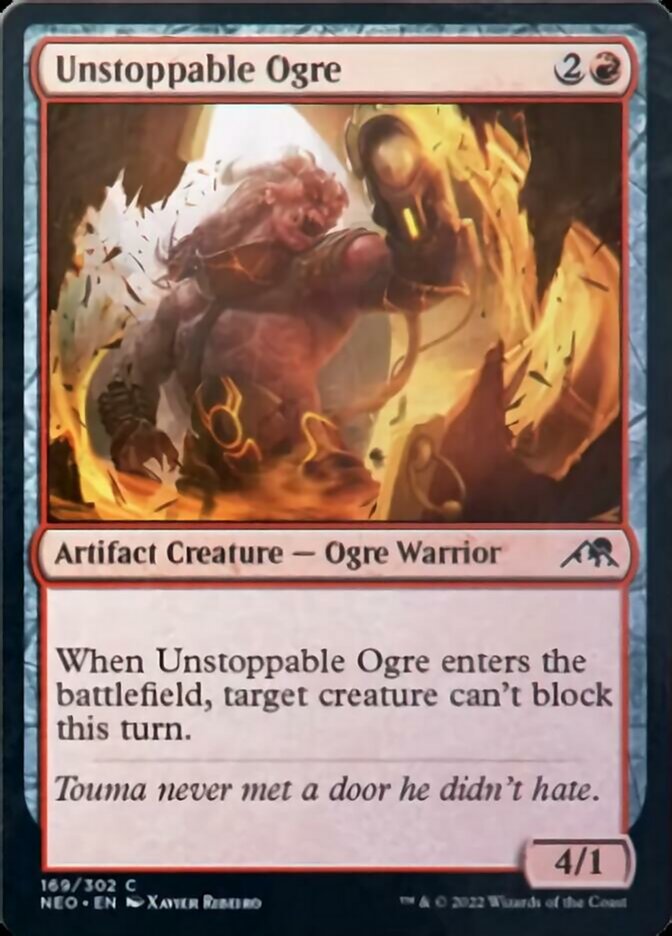 Unstoppable Ogre [Kamigawa: Neon Dynasty] Magic: The Gathering