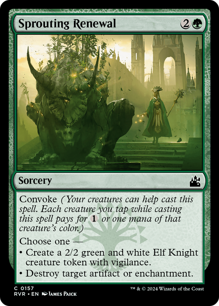 Sprouting Renewal [Ravnica Remastered] Magic: The Gathering