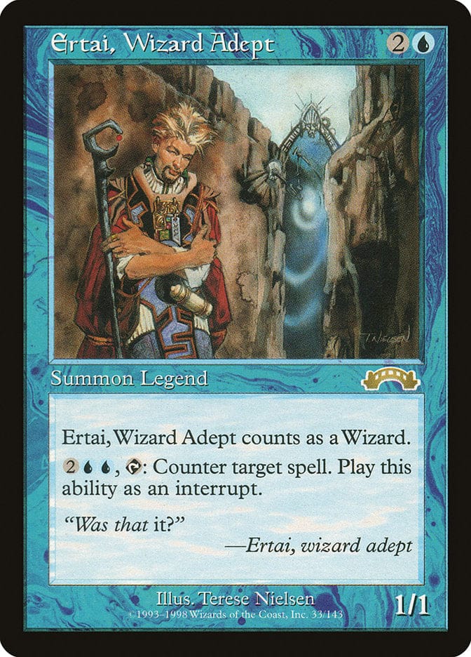 Ertai, Wizard Adept [Exodus] Magic: The Gathering