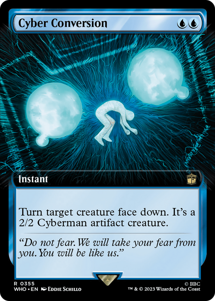Cyber Conversion (Extended Art) [Doctor Who] Magic: The Gathering