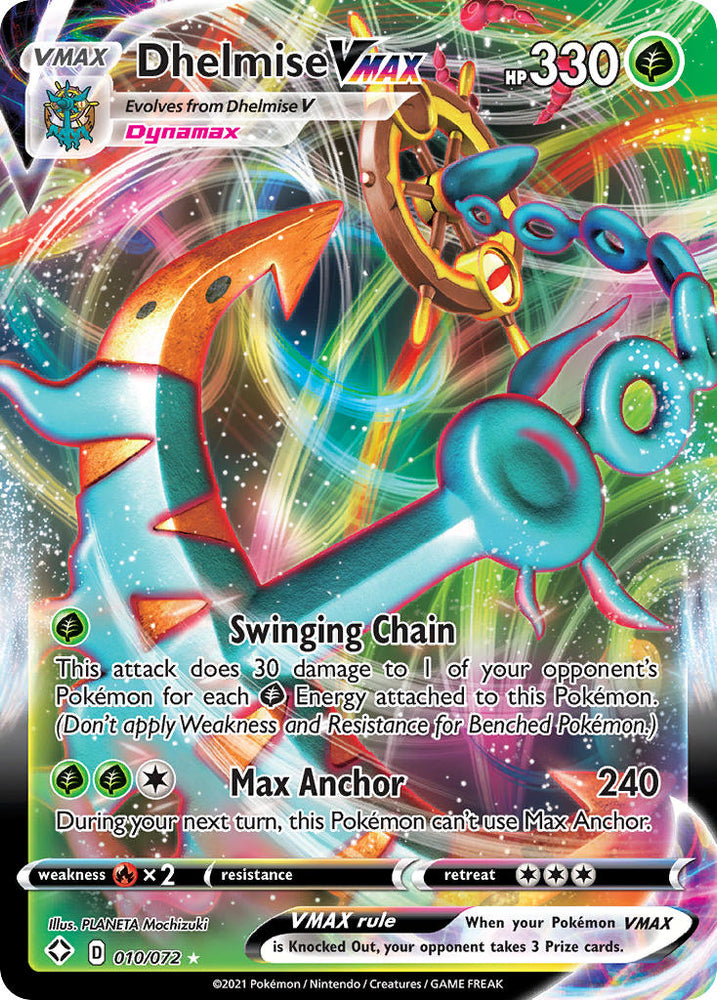 Dhelmise VMAX (010/072) [Sword & Shield: Shining Fates] Pokémon