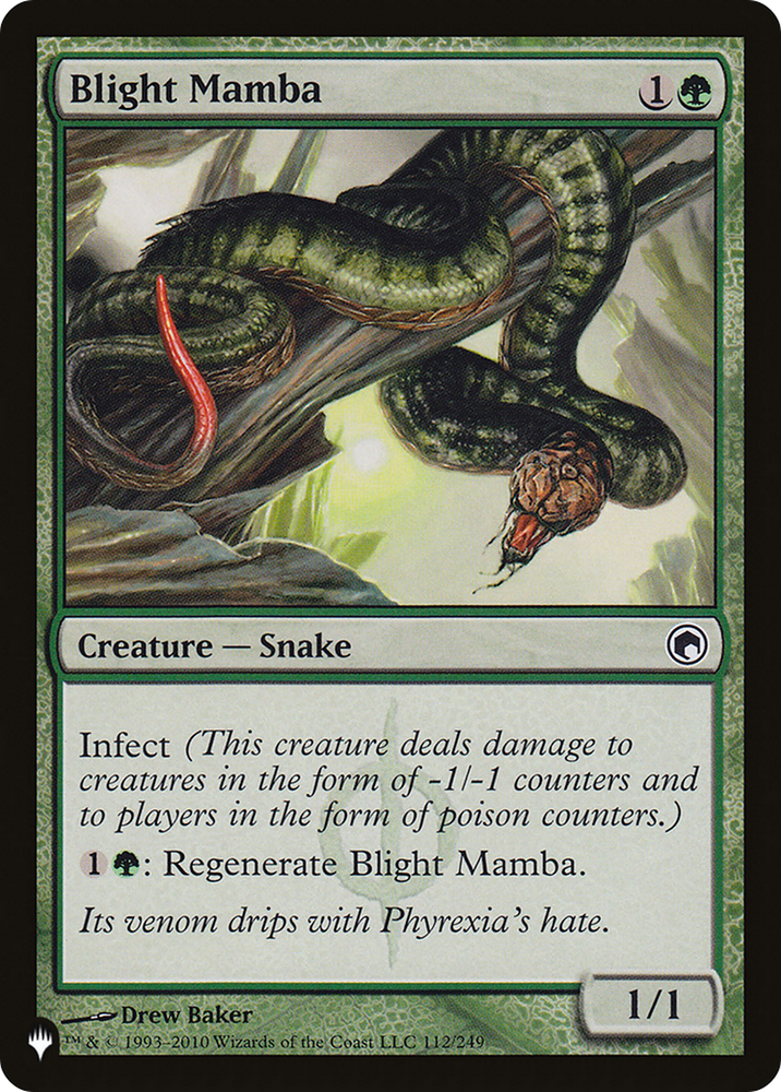 Blight Mamba [The List] Magic: The Gathering