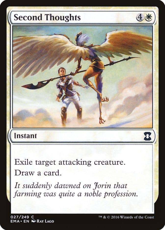 Second Thoughts [Eternal Masters] Magic: The Gathering