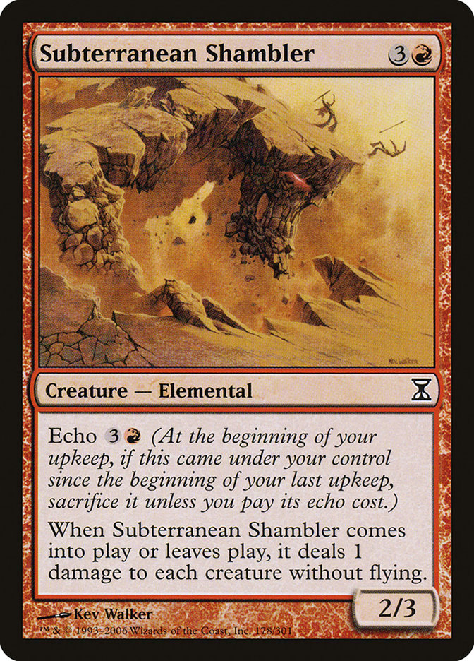 Subterranean Shambler [Time Spiral] Magic: The Gathering