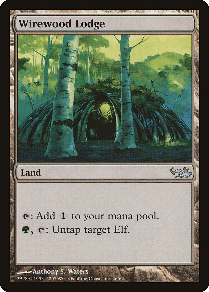 Wirewood Lodge [Duel Decks: Elves vs. Goblins] Magic: The Gathering