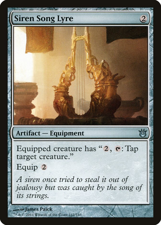 Siren Song Lyre [Born of the Gods] Magic: The Gathering