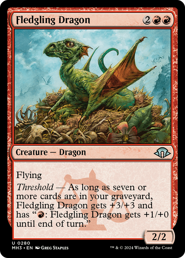 Fledgling Dragon [Modern Horizons 3] Magic: The Gathering