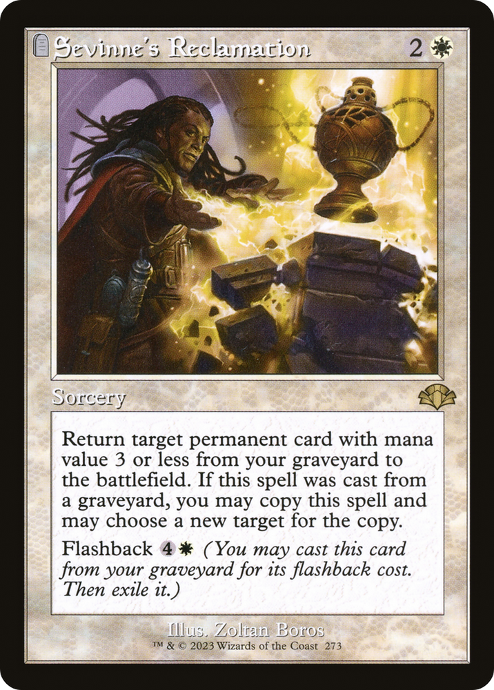 Sevinne's Reclamation (Retro) [Dominaria Remastered] Magic: The Gathering