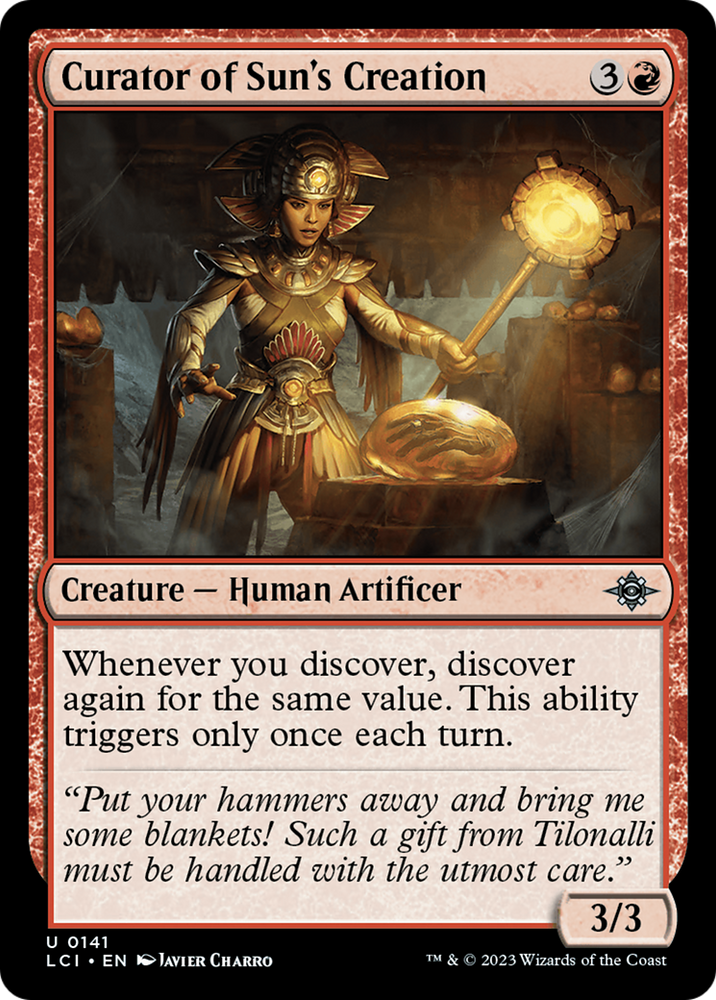 Curator of Sun's Creation [The Lost Caverns of Ixalan] Magic: The Gathering
