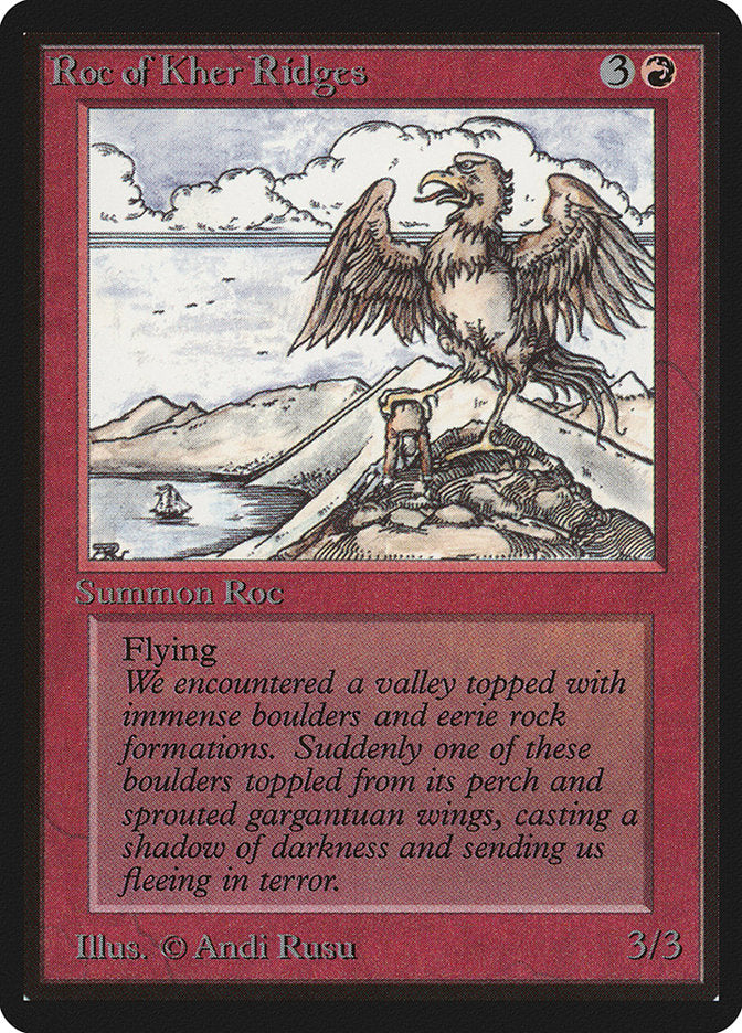 Roc of Kher Ridges [Beta Edition] Magic: The Gathering