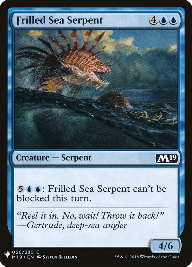 Frilled Sea Serpent [Mystery Booster] Magic: The Gathering