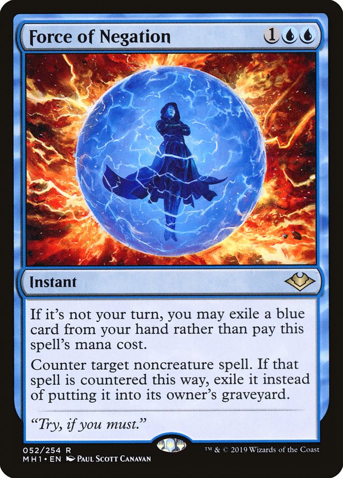 Force of Negation [Modern Horizons] Magic: The Gathering