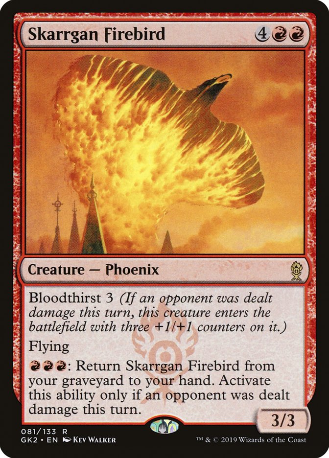Skarrgan Firebird [Ravnica Allegiance Guild Kit] Magic: The Gathering