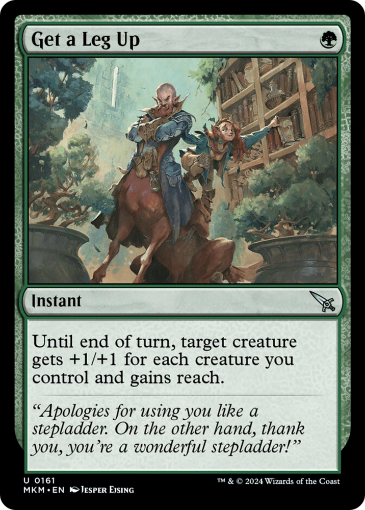 Get a Leg Up [Murders at Karlov Manor] Magic: The Gathering