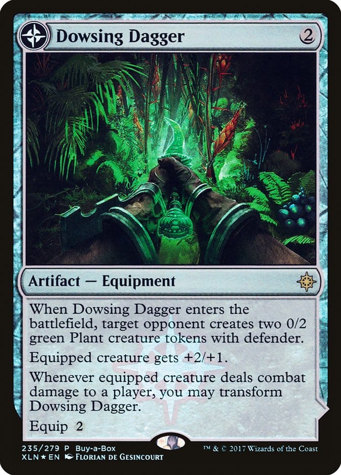 Dowsing Dagger // Lost Vale (Buy-A-Box) [Ixalan Treasure Chest] Magic: The Gathering