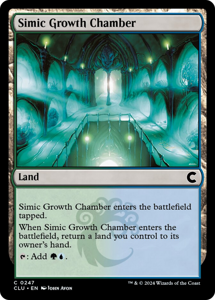 Simic Growth Chamber [Ravnica: Clue Edition] Magic: The Gathering