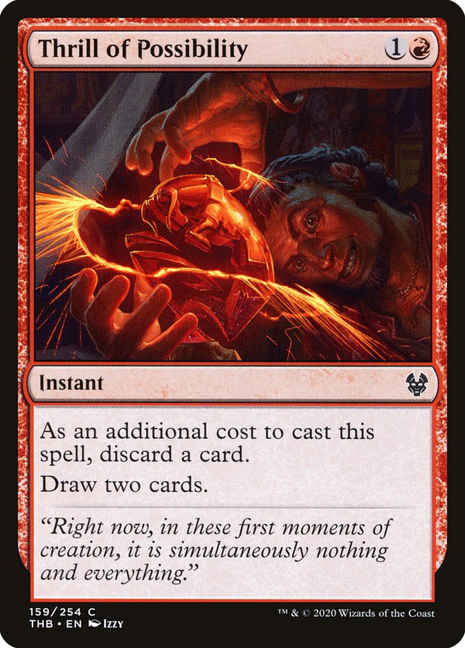 Thrill of Possibility [Theros Beyond Death] Magic: The Gathering