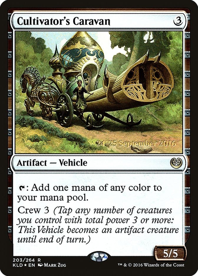 Cultivator's Caravan [Kaladesh Prerelease Promos] Magic: The Gathering
