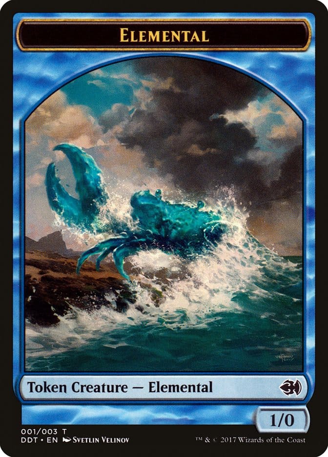 Elemental Token [Duel Decks: Merfolk vs. Goblins Tokens] Magic: The Gathering