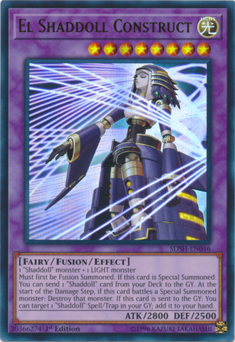 El Shaddoll Construct [SDSH-EN046] Ultra Rare - Yugioh Cards For Your TCG Needs!