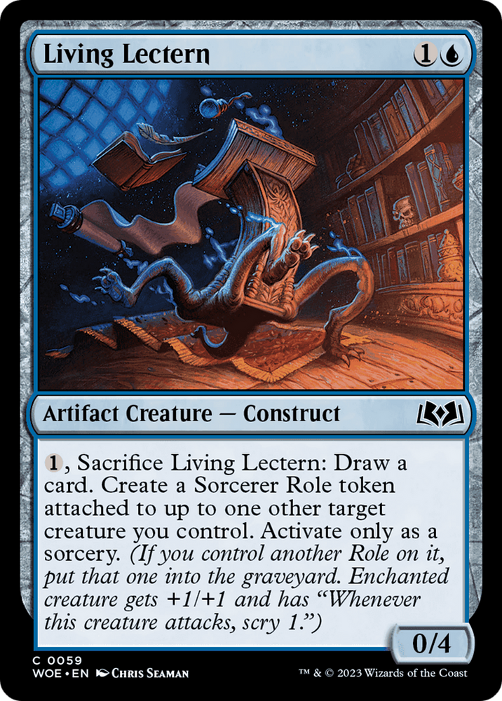 Living Lectern [Wilds of Eldraine] Magic: The Gathering