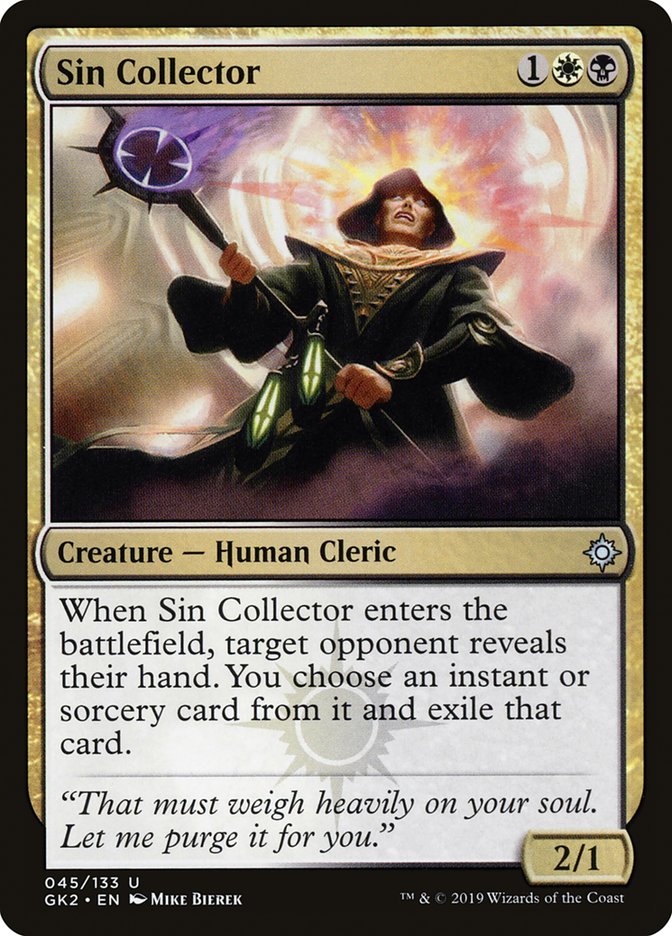 Sin Collector [Ravnica Allegiance Guild Kit] Magic: The Gathering