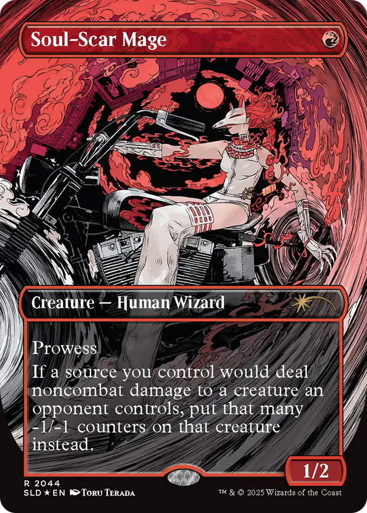 Soul-Scar Mage (2044) (Raised Foil) [Secret Lair Drop Series] Magic: The Gathering
