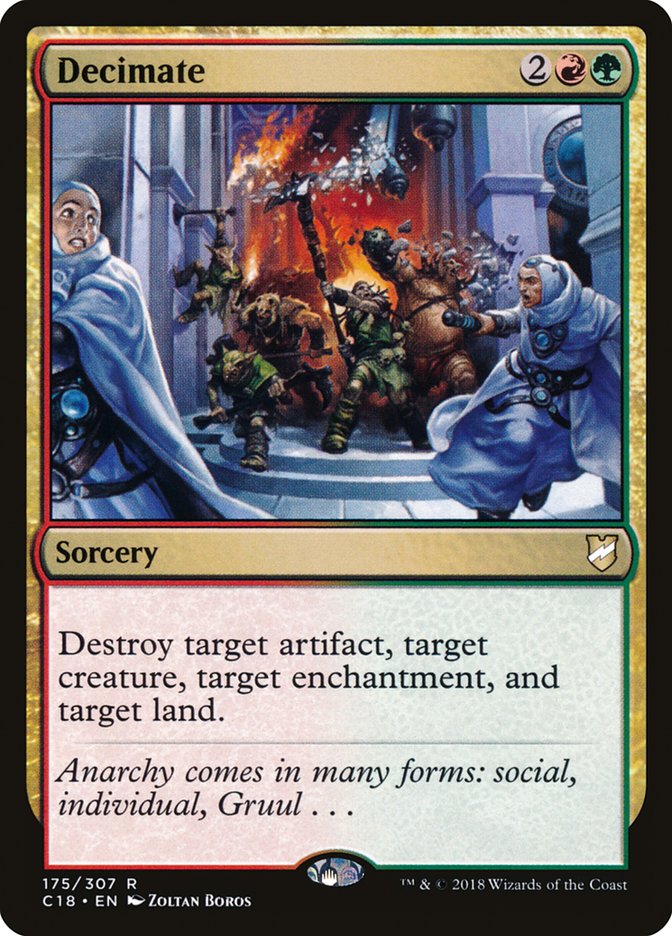 Decimate [Commander 2018] Magic: The Gathering