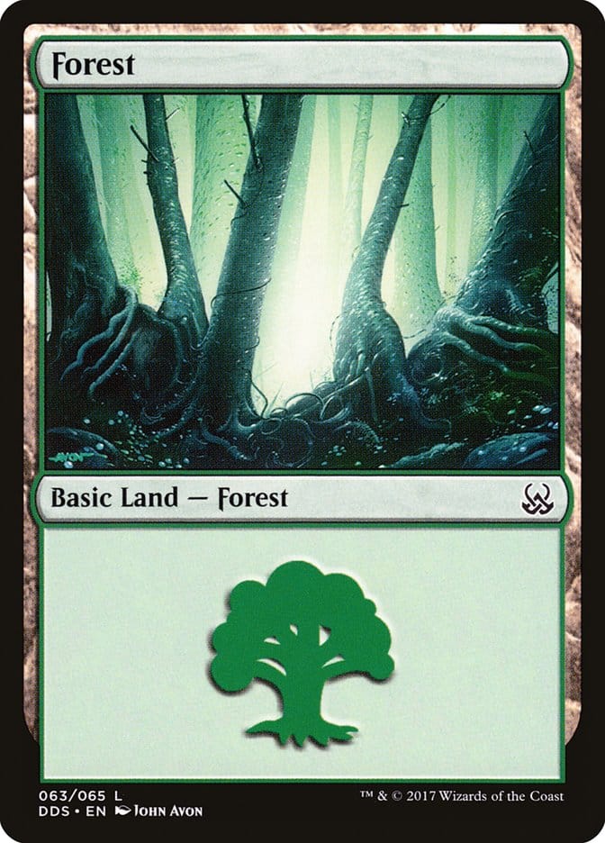 Forest (63) [Duel Decks: Mind vs. Might] Magic: The Gathering