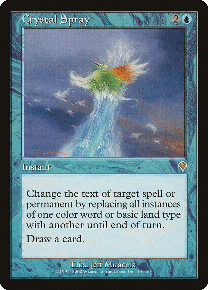 Crystal Spray [Invasion] Magic: The Gathering